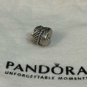 Pandora Rolled Feather Charm